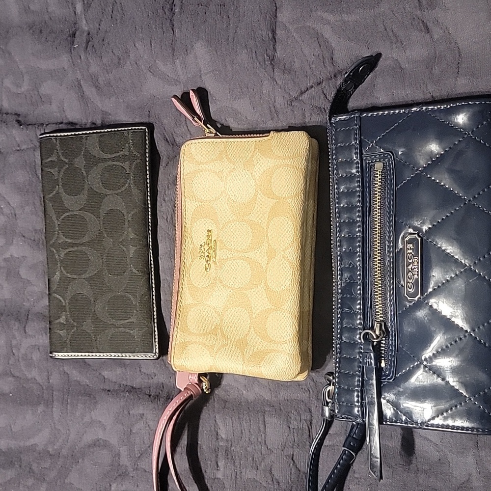 Coach lot of 3 items